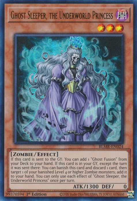 Ghost Sleeper, the Underworld Princess [BLMR-EN024] Ultra Rare | Odin's Place