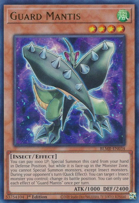Guard Mantis [BLMR-EN034] Ultra Rare | Odin's Place