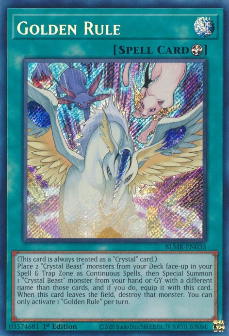 Golden Rule [BLMR-EN035] Secret Rare | Odin's Place