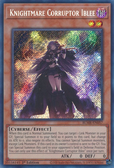 Knightmare Corruptor Iblee [BLMR-EN057] Secret Rare | Odin's Place