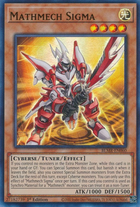 Mathmech Sigma [BLMR-EN060] Ultra Rare | Odin's Place