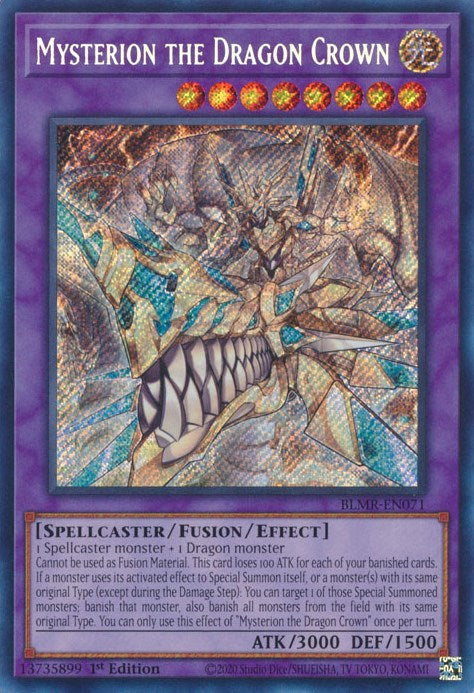 Mysterion the Dragon Crown [BLMR-EN071] Secret Rare | Odin's Place