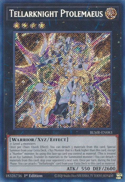 Tellarknight Ptolemaeus [BLMR-EN083] Secret Rare | Odin's Place