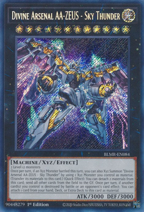 Divine Arsenal AA-ZEUS - Sky Thunder [BLMR-EN084] Secret Rare | Odin's Place