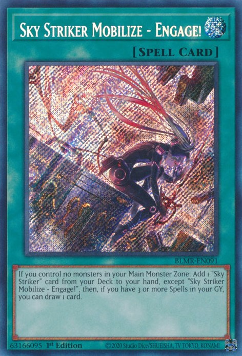 Sky Striker Mobilize - Engage! [BLMR-EN091] Secret Rare | Odin's Place