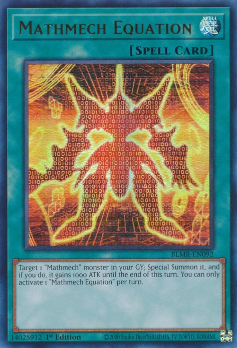 Mathmech Equation [BLMR-EN092] Ultra Rare | Odin's Place