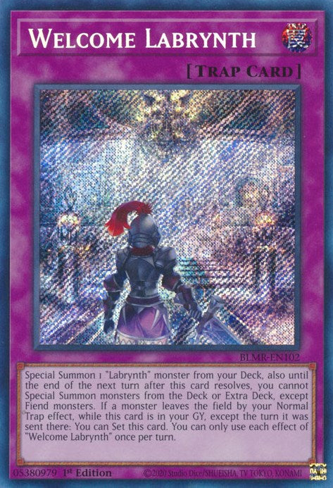 Welcome Labrynth [BLMR-EN102] Secret Rare | Odin's Place