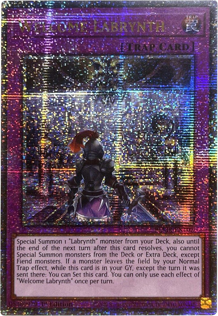 Welcome Labrynth [BLMR-EN102] Quarter Century Secret Rare | Odin's Place