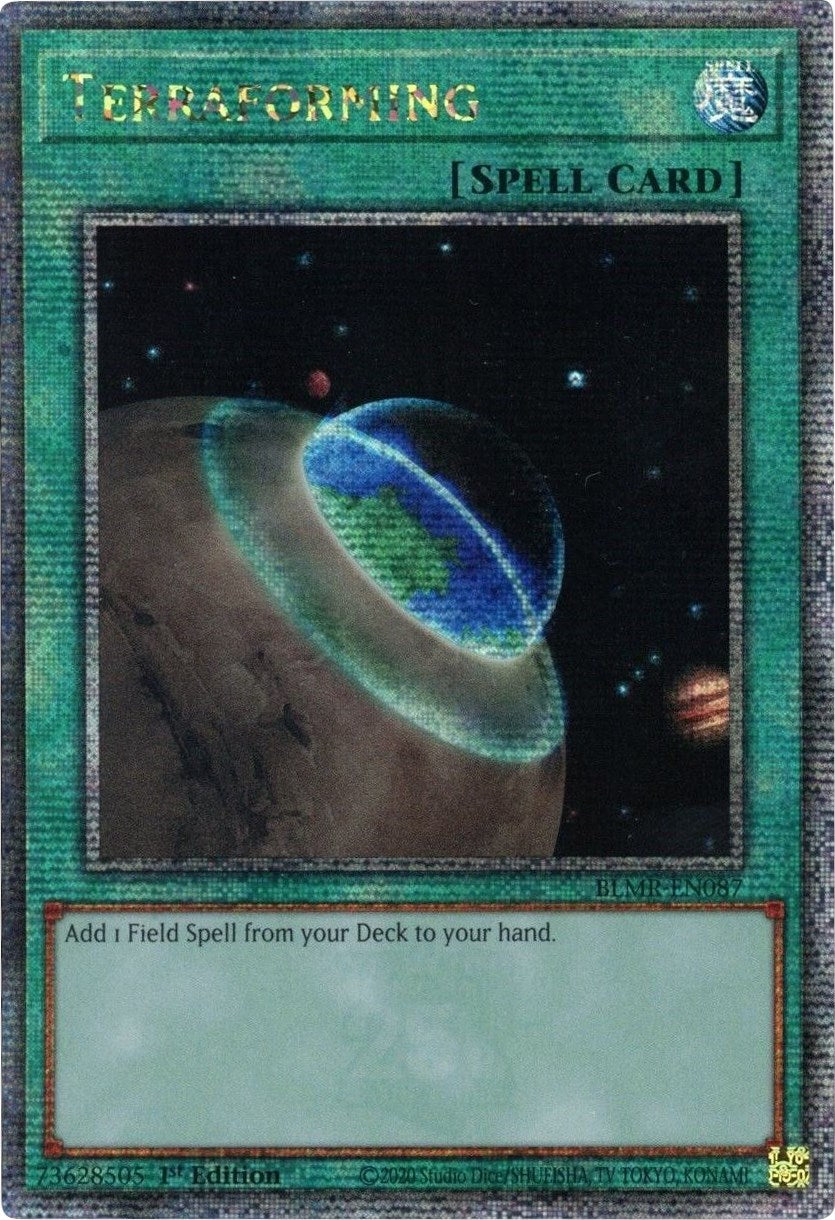 Terraforming [BLMR-EN087] Quarter Century Secret Rare | Odin's Place