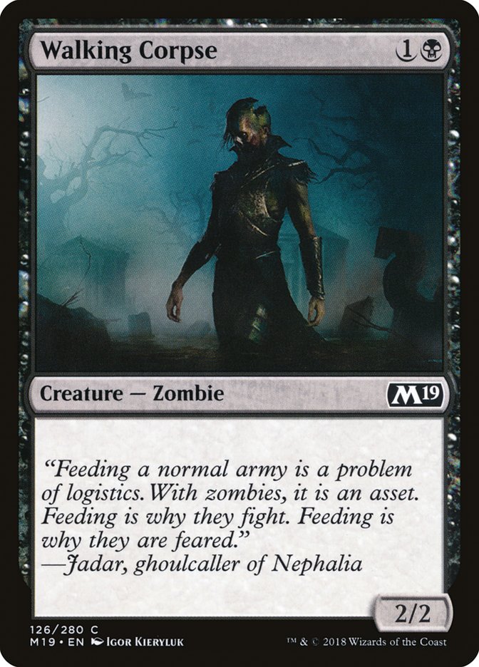 Walking Corpse (126) [Core Set 2019] | Odin's Place