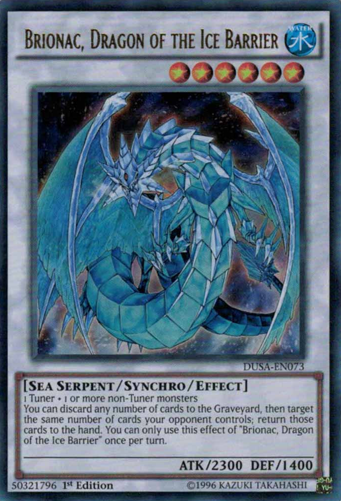 Brionac, Dragon of the Ice Barrier [DUSA-EN073] Ultra Rare | Odin's Place