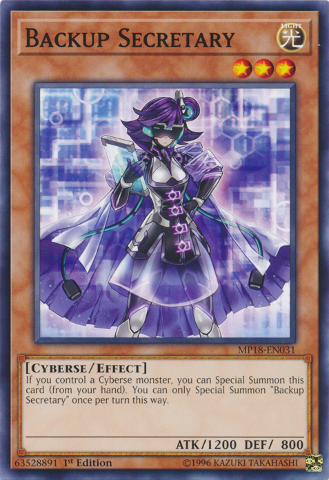 Backup Secretary [MP18-EN031] Common | Odin's Place