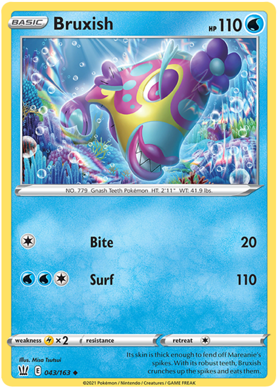 Bruxish (043/163) [Sword & Shield: Battle Styles] | Odin's Place