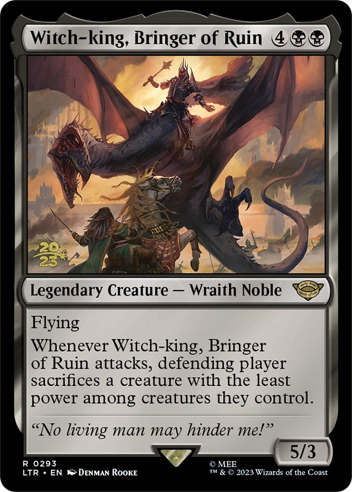 Witch-king, Bringer of Ruin [The Lord of the Rings: Tales of Middle-Earth Prerelease Promos] | Odin's Place