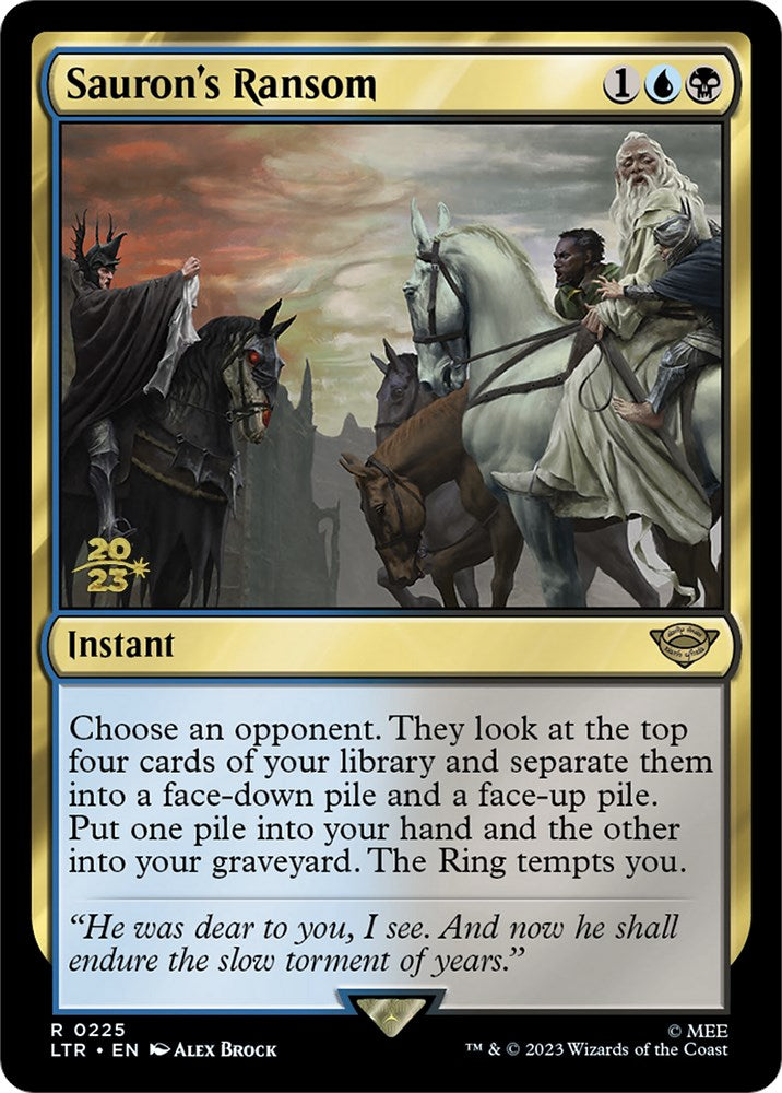 Sauron's Ransom [The Lord of the Rings: Tales of Middle-Earth Prerelease Promos] | Odin's Place