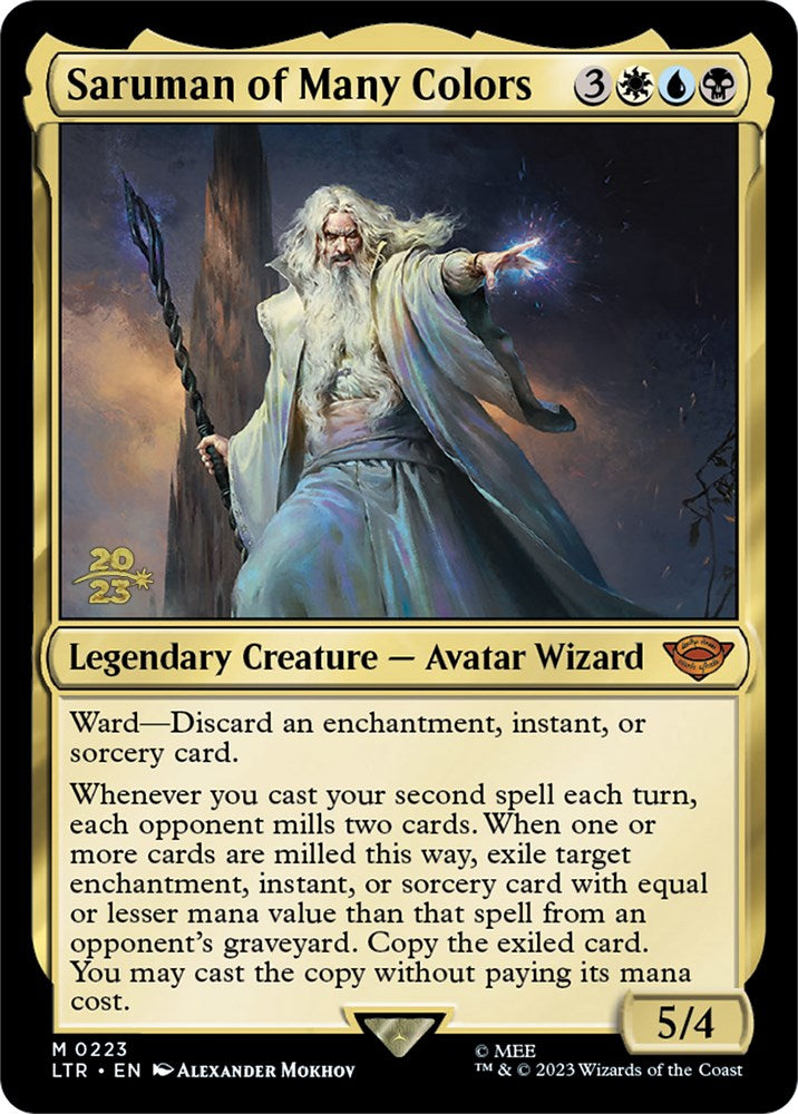 Saruman of Many Colors [The Lord of the Rings: Tales of Middle-Earth Prerelease Promos] | Odin's Place