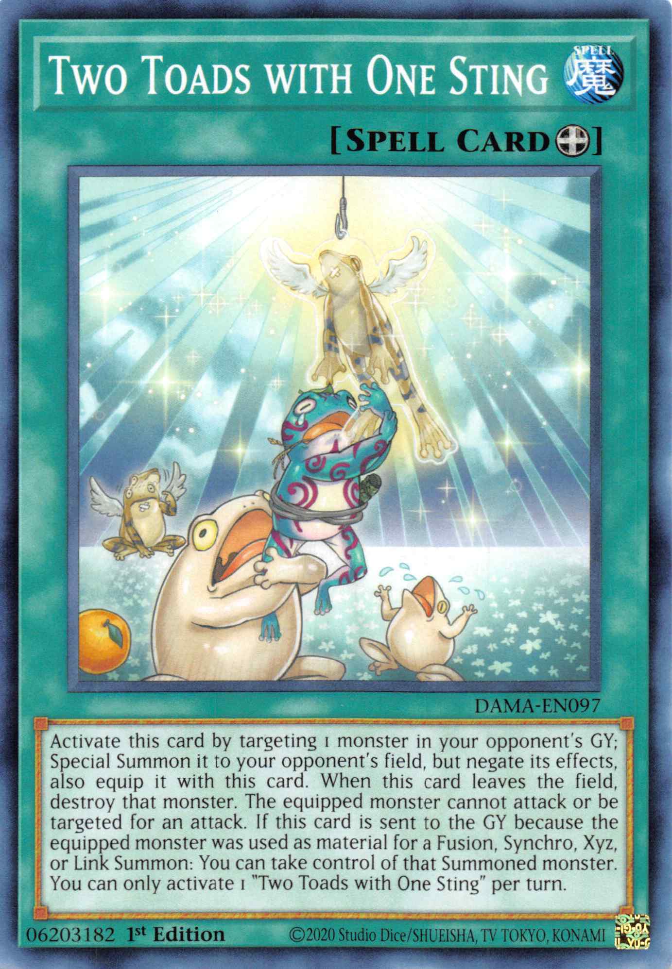 Two Toads with One Sting [DAMA-EN097] Common | Odin's Place