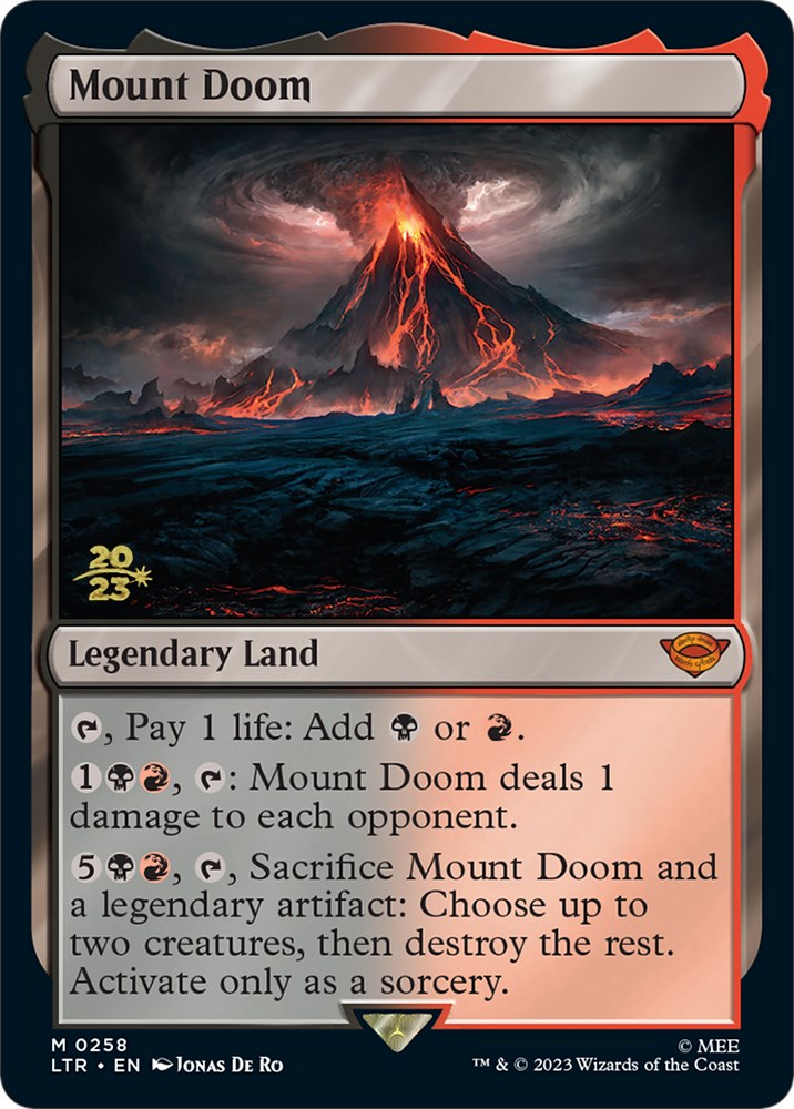 Mount Doom [The Lord of the Rings: Tales of Middle-Earth Prerelease Promos] | Odin's Place