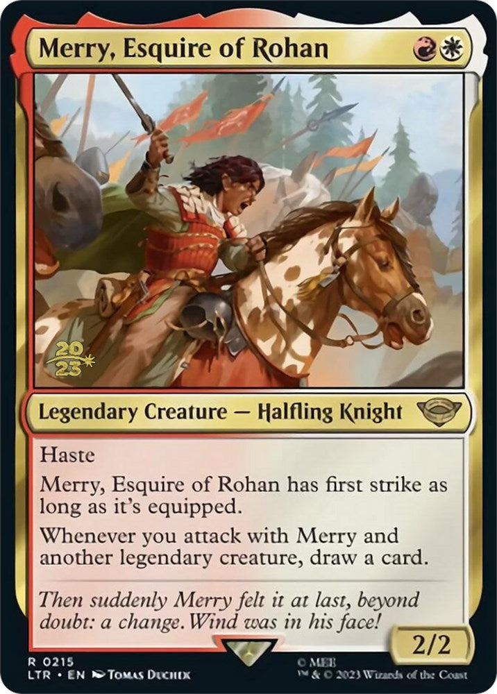 Merry, Esquire of Rohan [The Lord of the Rings: Tales of Middle-Earth Prerelease Promos] | Odin's Place