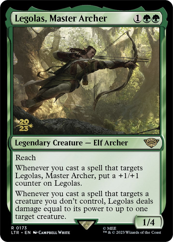Legolas, Master Archer [The Lord of the Rings: Tales of Middle-Earth Prerelease Promos] | Odin's Place