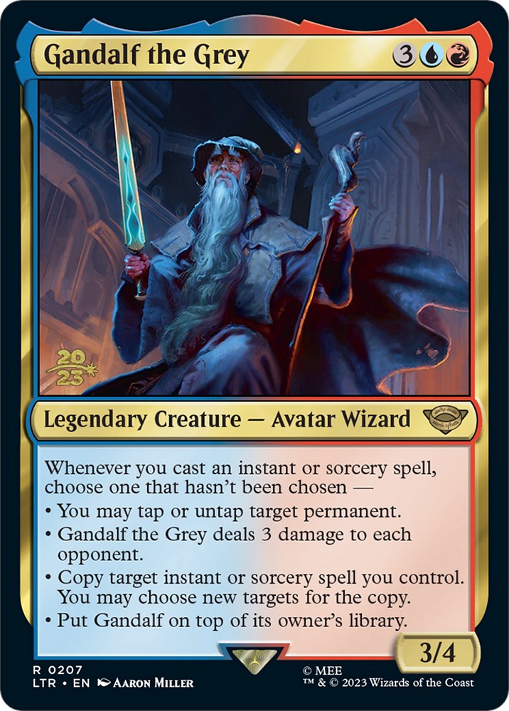 Gandalf the Grey [The Lord of the Rings: Tales of Middle-Earth Prerelease Promos] | Odin's Place