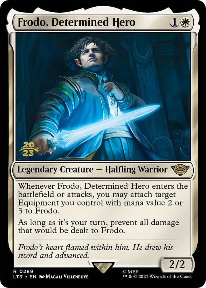 Frodo, Determined Hero [The Lord of the Rings: Tales of Middle-Earth Prerelease Promos] | Odin's Place