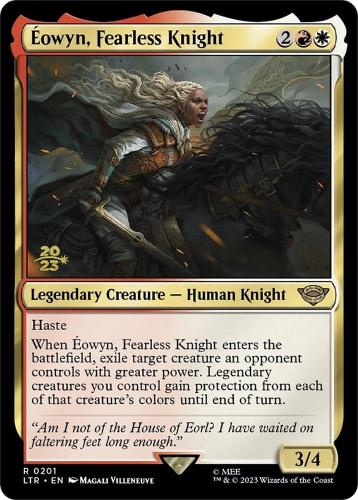 Eowyn, Fearless Knight [The Lord of the Rings: Tales of Middle-Earth Prerelease Promos] | Odin's Place