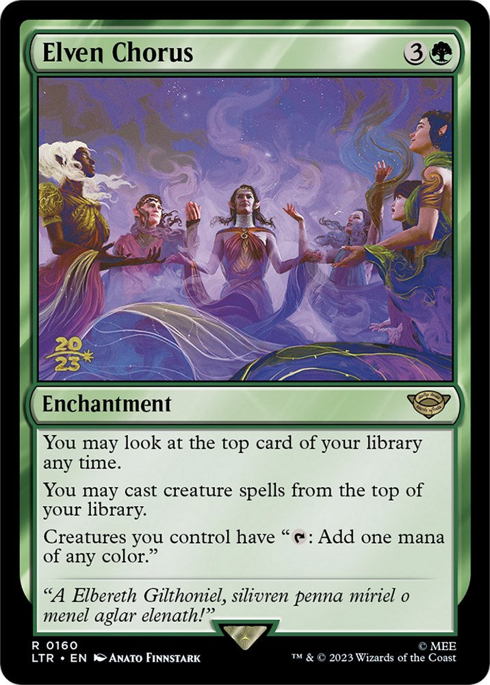 Elven Chorus [The Lord of the Rings: Tales of Middle-Earth Prerelease Promos] | Odin's Place