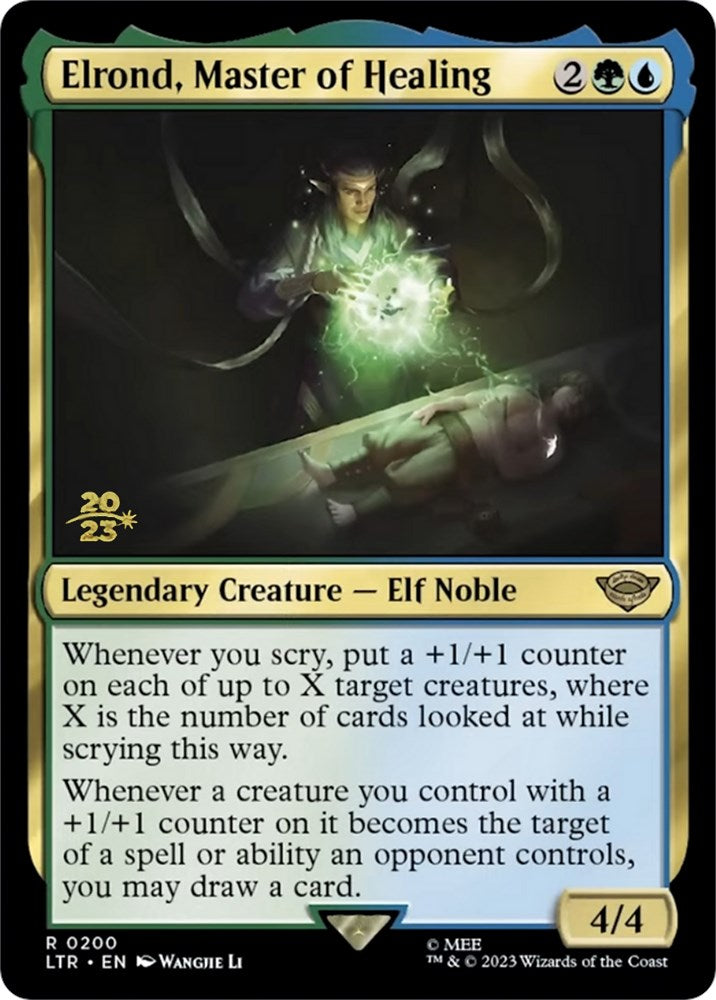Elrond, Master of Healing [The Lord of the Rings: Tales of Middle-Earth Prerelease Promos] | Odin's Place