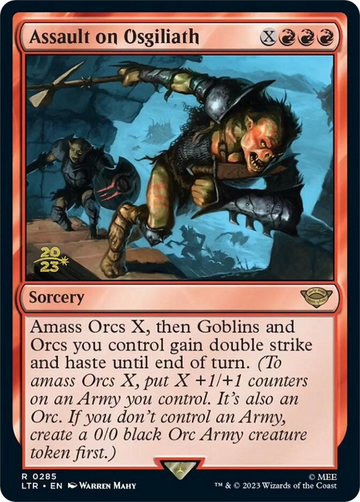 Assault on Osgiliath [The Lord of the Rings: Tales of Middle-Earth Prerelease Promos] | Odin's Place