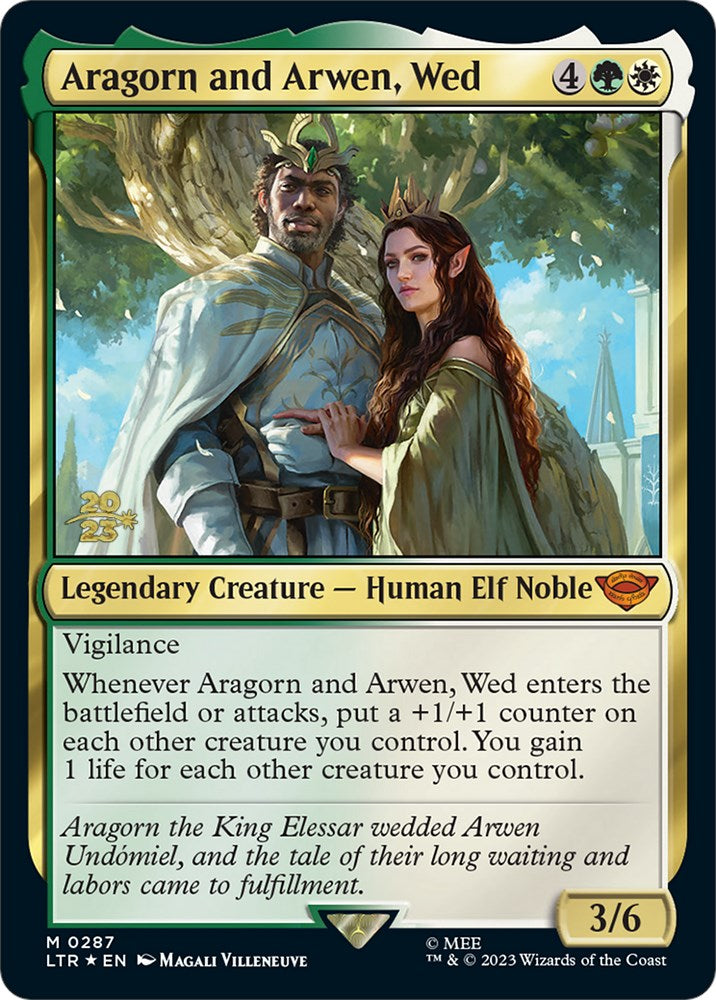 Aragorn and Arwen, Wed [The Lord of the Rings: Tales of Middle-Earth Prerelease Promos] | Odin's Place