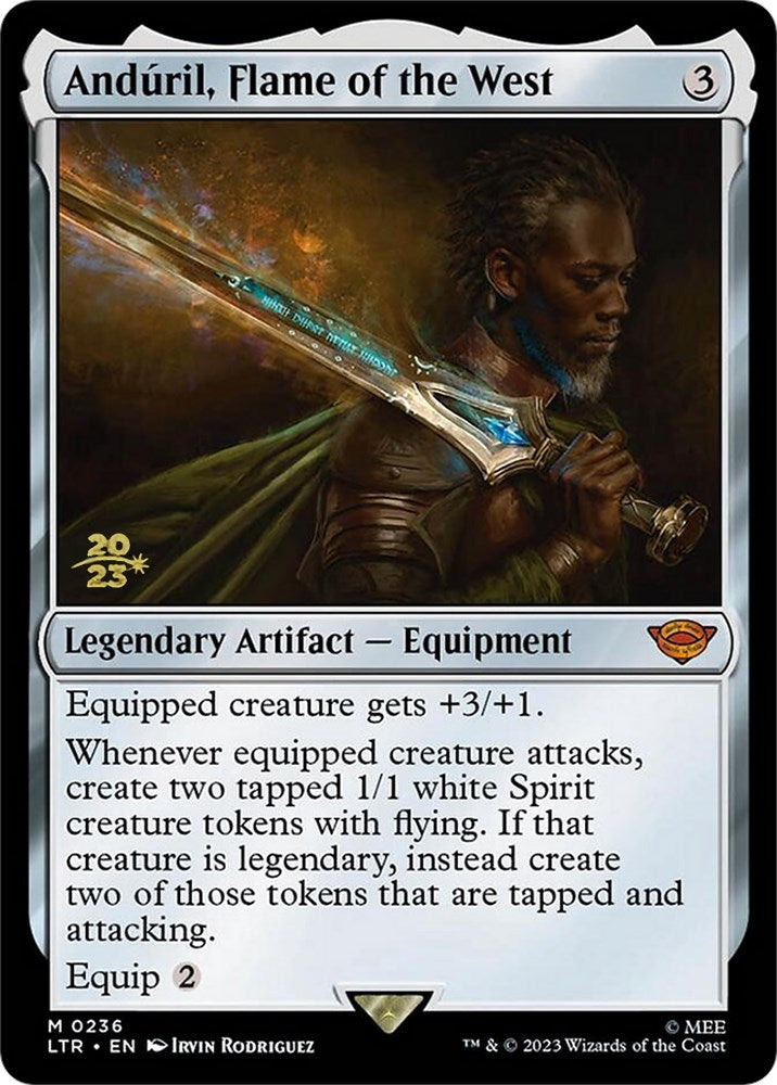 Anduril, Flame of the West [The Lord of the Rings: Tales of Middle-Earth Prerelease Promos] | Odin's Place