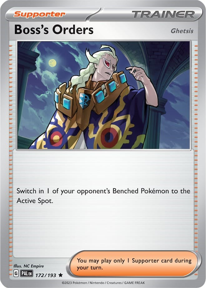 Boss's Orders (172/193) (Theme Deck Exclusive) [Scarlet & Violet: Paldea Evolved] | Odin's Place