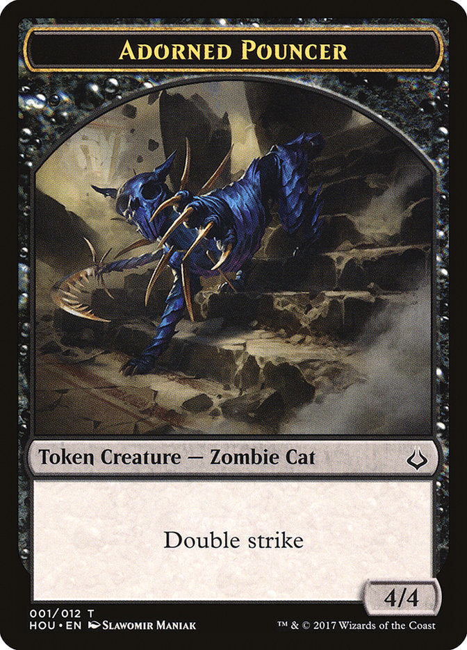 Adorned Pouncer Token (1) [Hour of Devastation Tokens] | Odin's Place