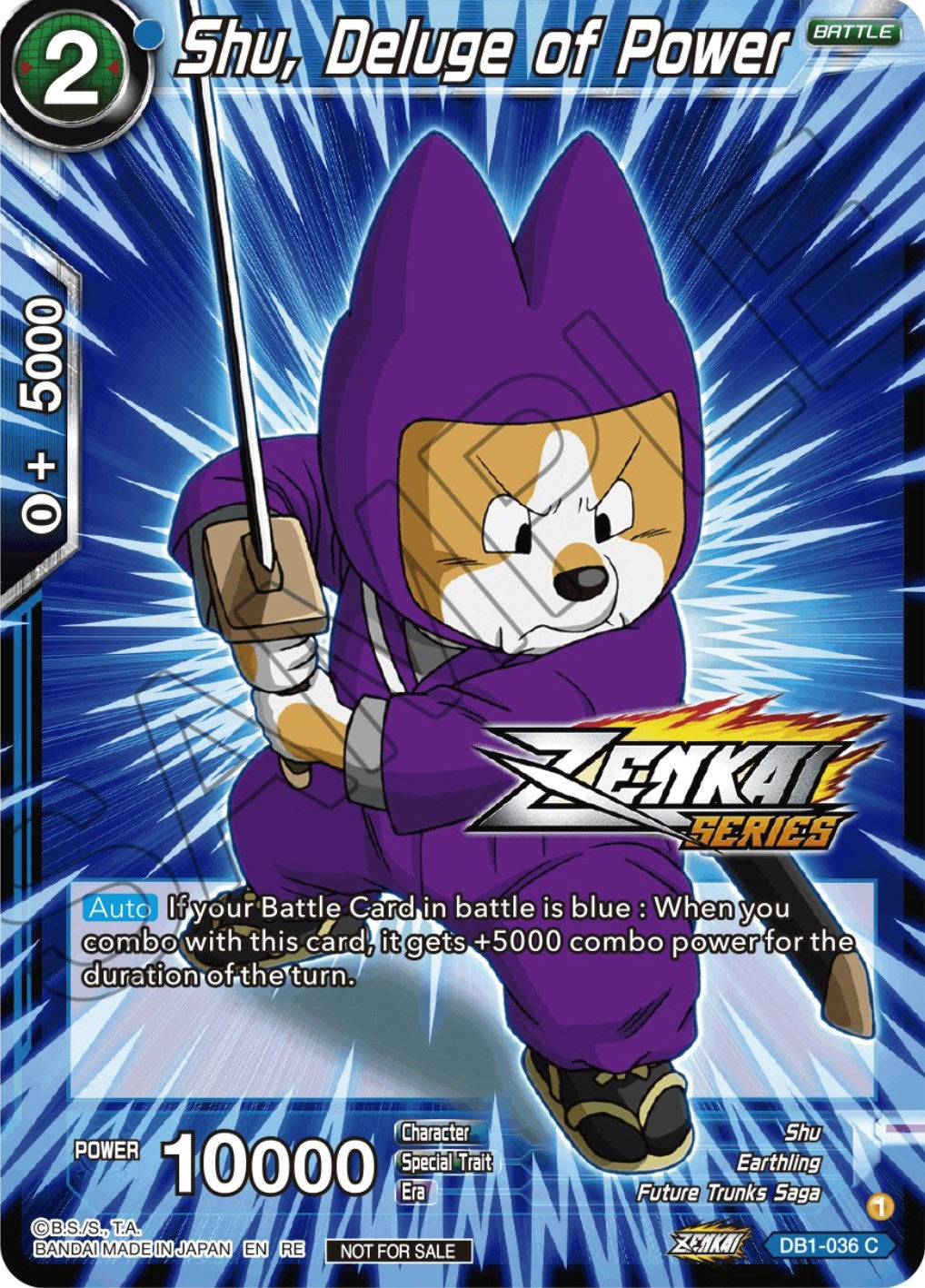 Shu, Deluge of Power (Event Pack 12) (DB1-036) [Tournament Promotion Cards] | Odin's Place