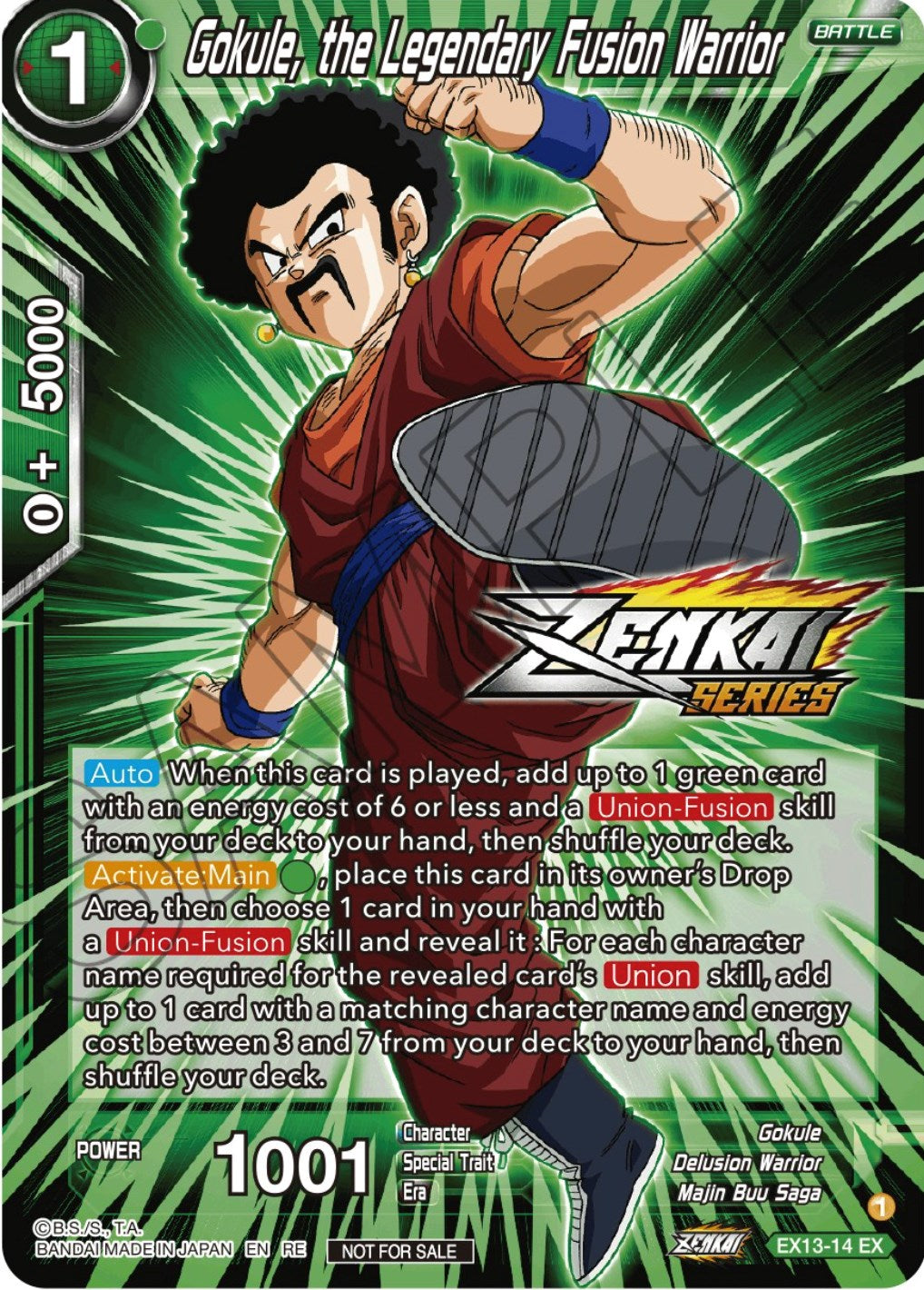 Gokule, the Legendary Fusion Warrior (Event Pack 12) (EX13-14) [Tournament Promotion Cards] | Odin's Place