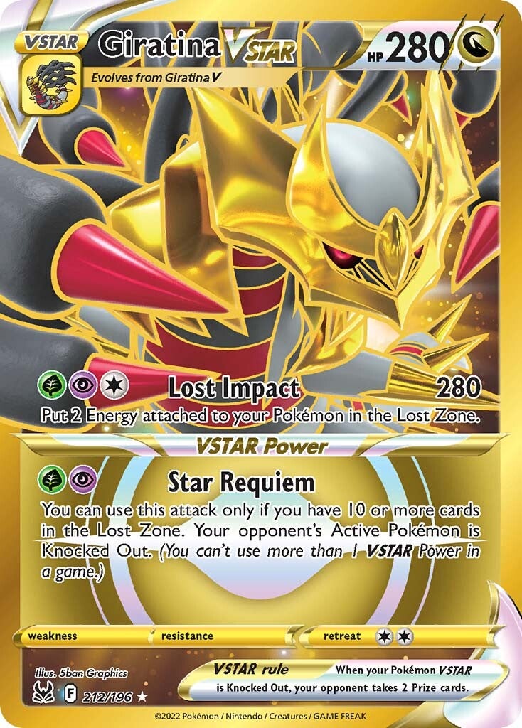 Giratina VSTAR (212/196) [Sword & Shield: Lost Origin] | Odin's Place