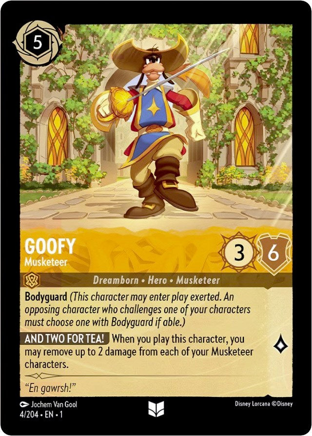 Goofy - Musketeer (4/204) [The First Chapter] | Odin's Place