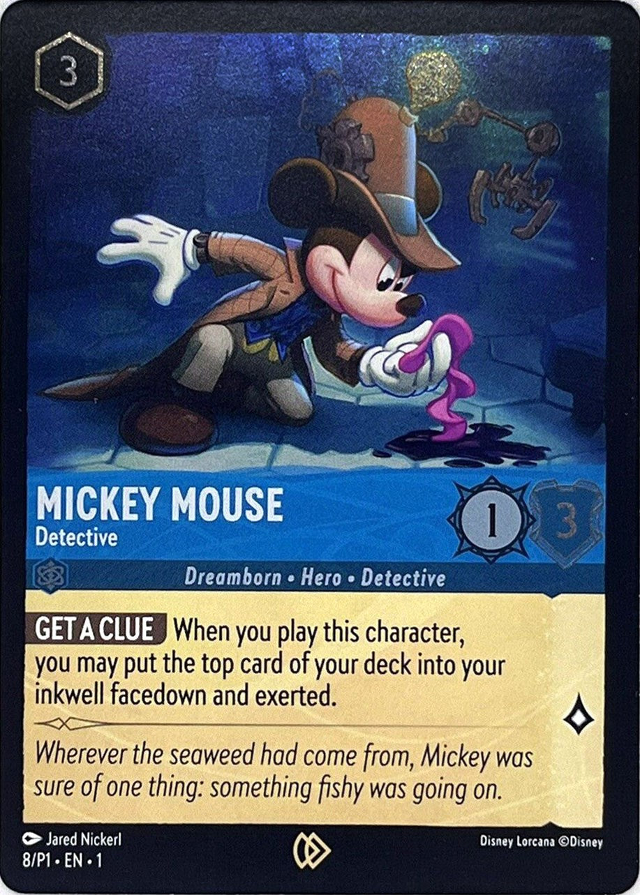 Mickey Mouse - Detective (8) [Promo Cards] | Odin's Place