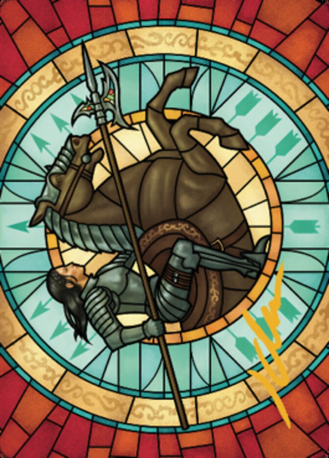 Tori D'Avenant, Fury Rider Art Card (Gold-Stamped Signature) [Dominaria United Art Series] | Odin's Place