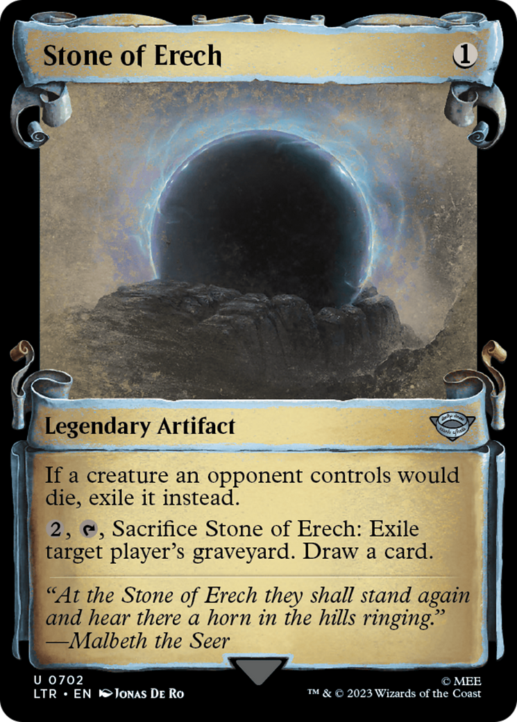 Stone of Erech [The Lord of the Rings: Tales of Middle-Earth Showcase Scrolls] | Odin's Place