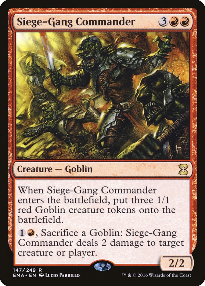 Siege-Gang Commander (147) [Eternal Masters] | Odin's Place