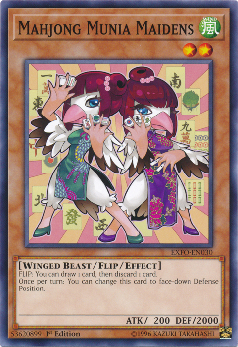 Mahjong Munia Maidens [EXFO-EN030] Common | Odin's Place