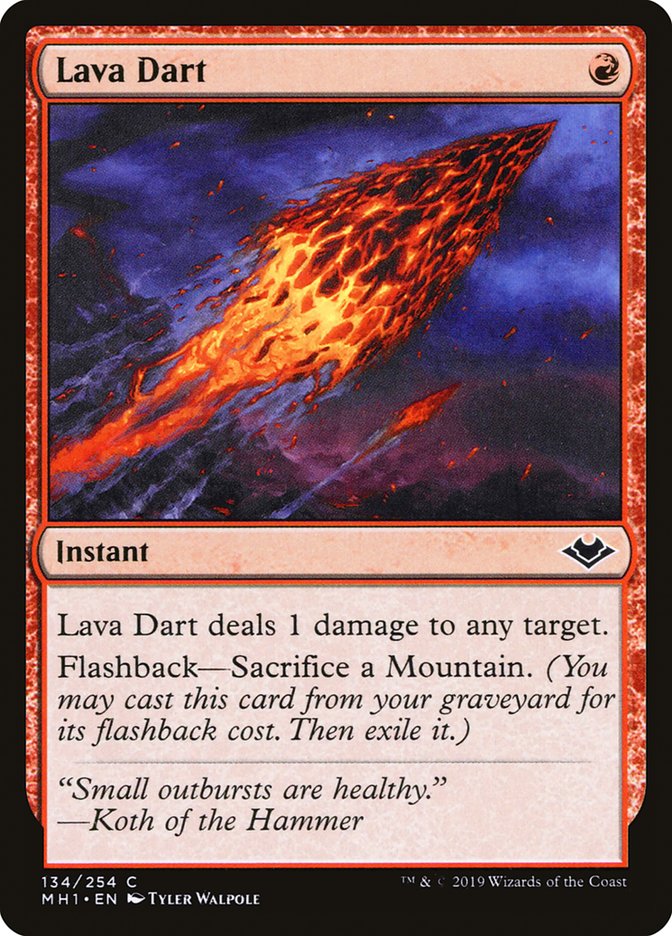 Lava Dart (134) [Modern Horizons] | Odin's Place