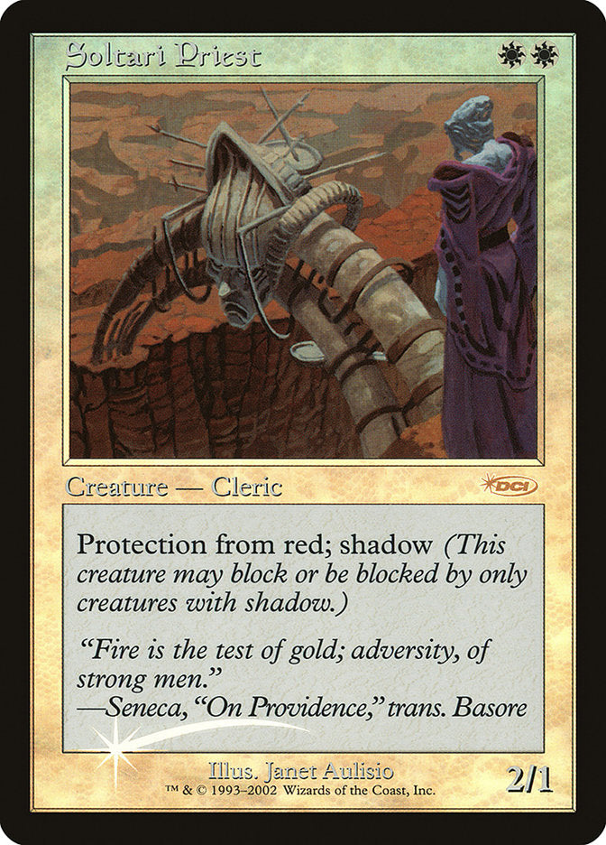 Soltari Priest (1) [Friday Night Magic 2002] | Odin's Place