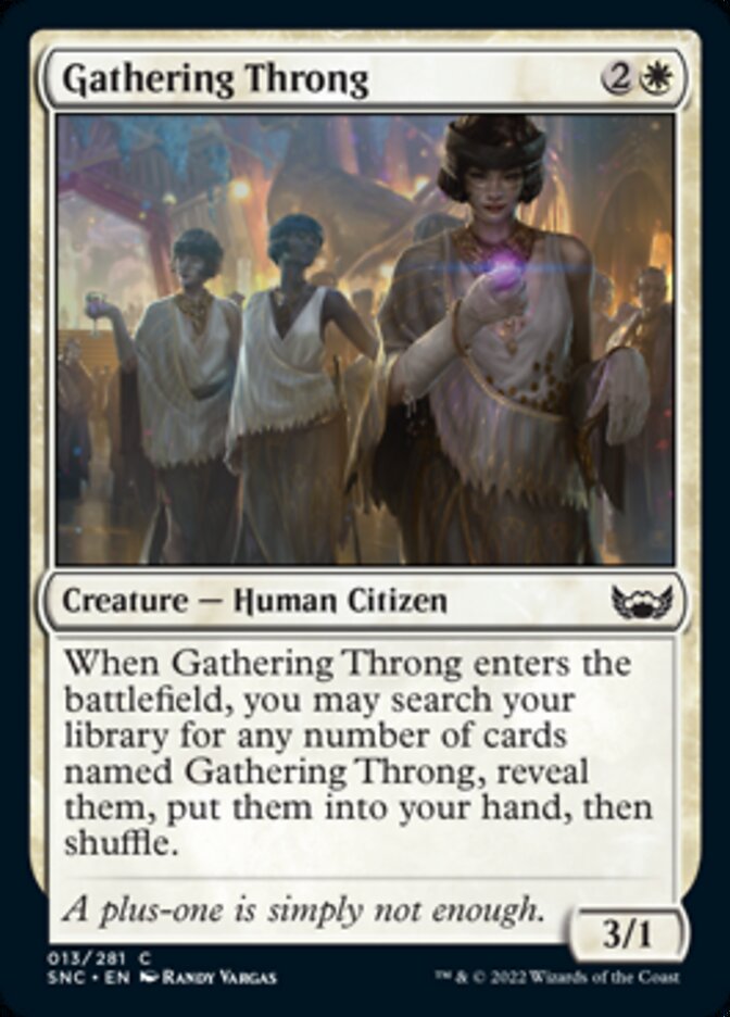 Gathering Throng [Streets of New Capenna] | Odin's Place