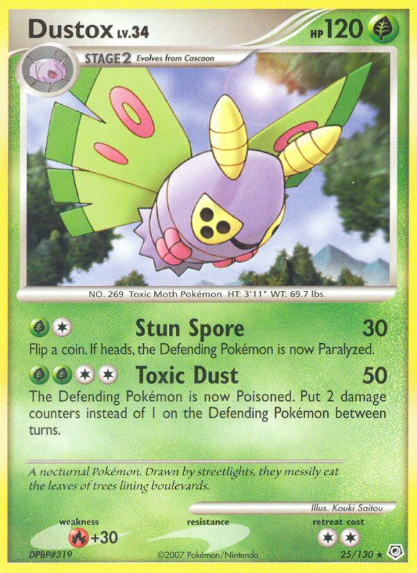 Dustox (25/130) [Diamond & Pearl: Base Set] | Odin's Place