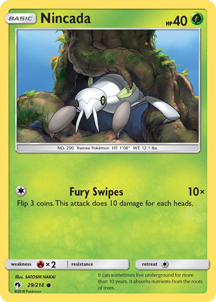 Nincada (29/214) [Sun & Moon: Lost Thunder] | Odin's Place