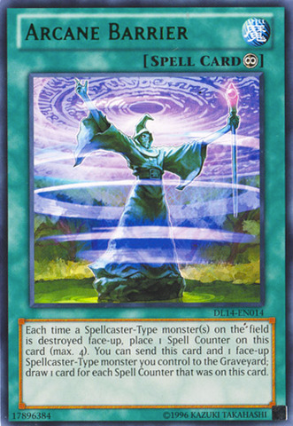 Arcane Barrier (Green) [DL14-EN014] Rare | Odin's Place