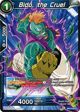 Bido, the Cruel (Rare) (BT13-053) [Supreme Rivalry] | Odin's Place